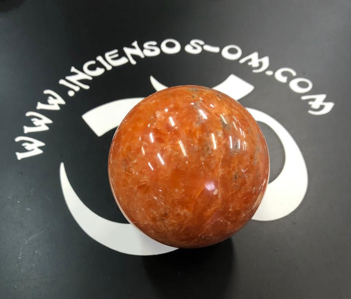 Esfera Calcita Naranja 6 cm aprox